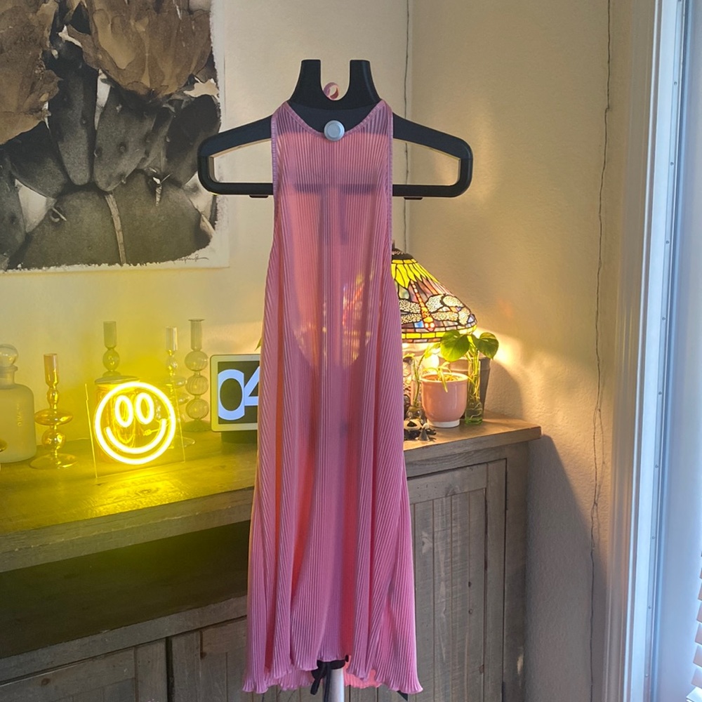 Barbie pink halter summer dress